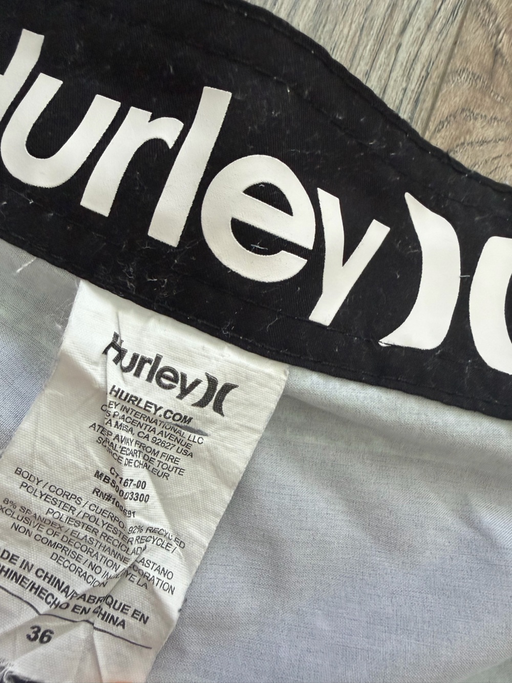 Hurley Swim Shorts / Board Shorts, Size 36 XL - Picture 4 of 7